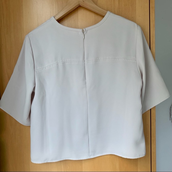 Rachel Roy cropped short sleeve boxy blouse - Picture 4 of 7